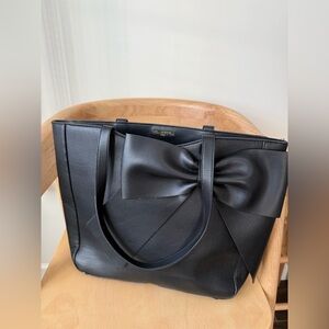 Karl Lagerfeld Black Tote with Bow